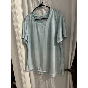 Rise By Lularoe Blue Ombré Activewear Tee Sz Xl